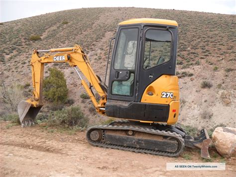 27c mini excavator|john deere 27c zts.